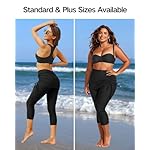 Pinup Fashion Skirted Swim Pants - Women Swimming Capris Leggings Swimwear High Waisted UV Swim Tights - Image 4