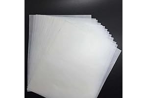 50-Count Clear Thermostability Square Fuse Bead Ironing Papers