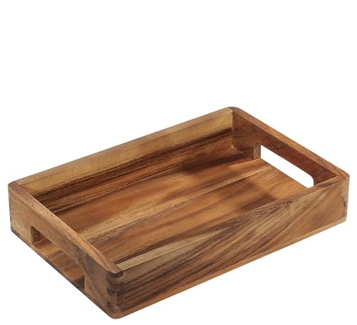 Plateau en bois décoratif en acacia issu de sources durables - 2