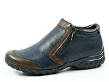 Pflegeleicht Rieker Damen L4659 Kurzschaft Stiefel, Blau (Teak/Navy 25), 40 EU