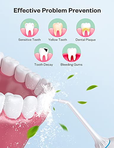 Water-Flosser-Cordless-Portable-Teeth-Cleaner-with-3-Modes-4-Jets-300ML-Water-Tank-IPX7-Waterproof-Powerful-Cleaning-Rechargeable-Dental-Oral-Irrigator-for-Travel-Home-Braces
