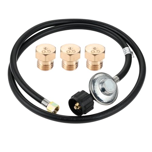 SURIEEN Natural Gas to Propane Conversion Kit, Compatible with Weber Genesis, Genesis II and Weber Spirit II 310/315/210, Not Replacement for Older 1/4"-32 UNEF Thread Genesis Pre-2005 Models