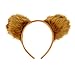 Oblique-Unique® Diadema con orejas de oso de peluche, color marrón, para disfraz de carnaval o fiesta