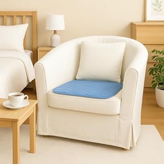 ComfortCare Eco Blue, Washable Incontinence Pad, 100% Waterproof Bed Protector Sheet, 60 x 60 cm