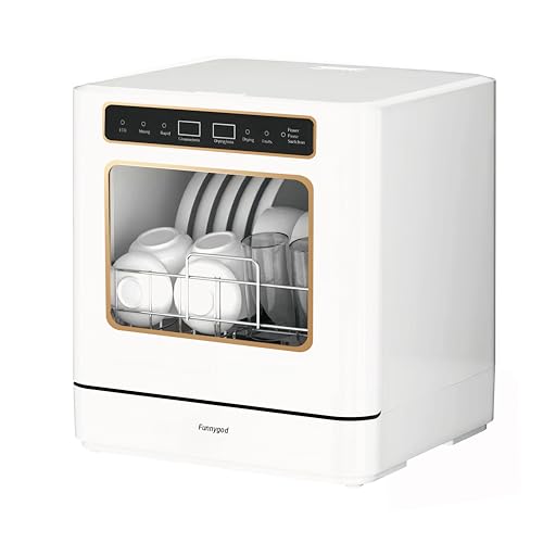Dishwasher Countertop dishwasher Portable small (Countertop Dishwasher with Built-in Water Tank) Review