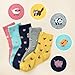 Chalier 5 Pairs Womens Cute Animal Socks Colorful Funny Casual Cotton Crew Socks,Style 01,Free size