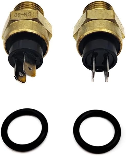 Water Temperature Fit for CF500cc X5 0010-135000 CF188 Engine 80 Degree M16 Temperature ATV UTV GO Kart CF SWCGQ-C-CF500(2PC)