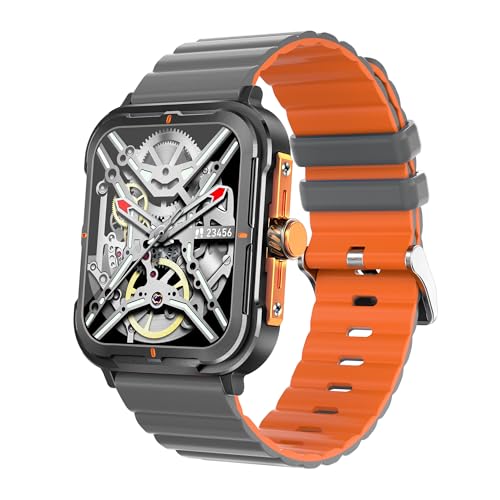 ATEVIX Smart Watch for Men Women(Answer/Make Calls), 1.83" HD Smartwatch, Fitness Tracker with 110+ Sport Modes,Waterproof, Heart Rate/Sleep/Step Monitor, Pedometer, Activity Tracker for Android iOS