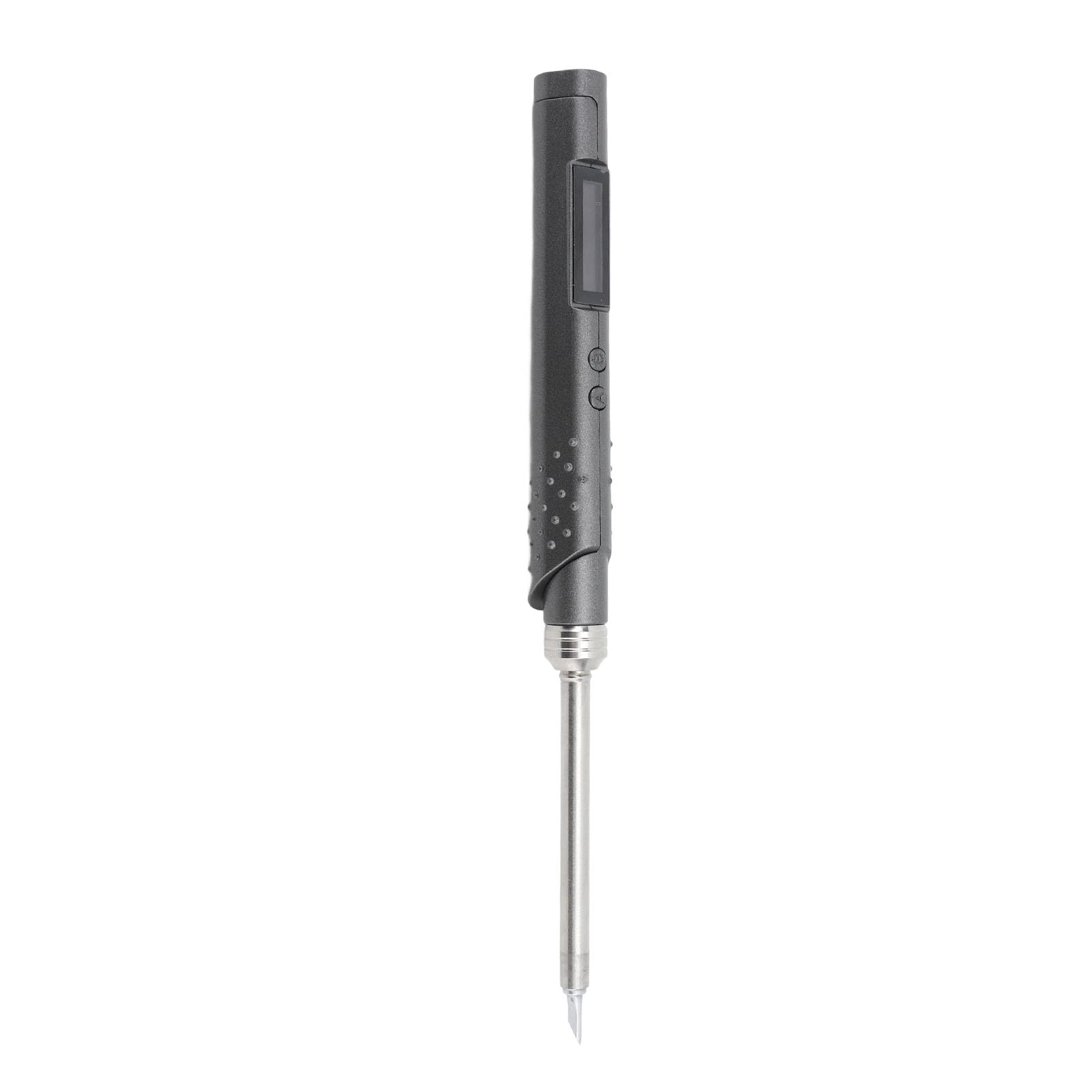 Saldatore digitale, 65 W CC 12-24 V, 100-400 °C regolabile (con punta KU) | Penna saldante portatile con display digitale e controllo della temperatura regolabile