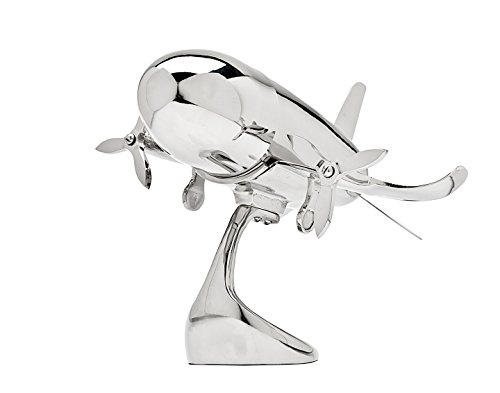 GODINGER SILVER ART Airplane Shaker on Stand
