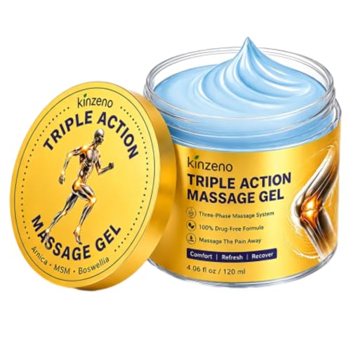 Kinzeno Triple Action Massage Gel Triple-Action Fast Absorbing Body Gel for Daily Massage(1pcs)