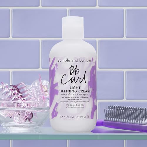 Bumble and bumble. Curl Light Defining Hair Styling Cream | For Moisturized Flexible Curls | Frizz Control | Curly, Wavy | With Jojaba, Avocado + Coconut Oil | StandardSize, 8.5 Fl Oz