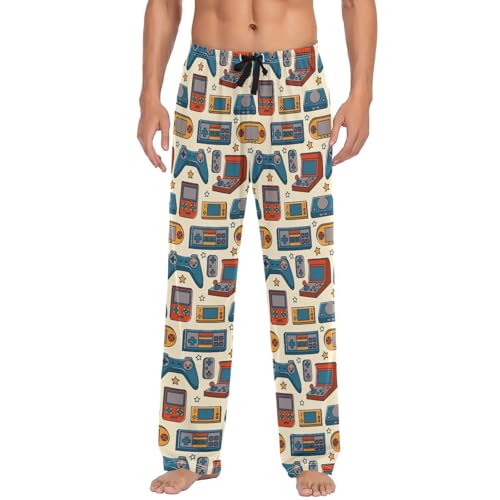 Ollabaky Pjs - Pantalones de pijama para hombre, pantalones