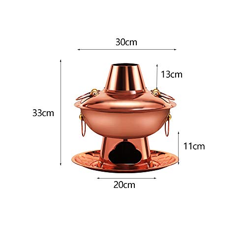 Olla Hot Pot China Clásica 30 cm Cobre Tradicional miniatura 2