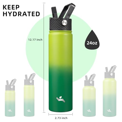 Insulated-Water-Bottle-24oz-Stainless-Steel-Sport-Water-Bottles-With-3-LidsBamboo-Grove