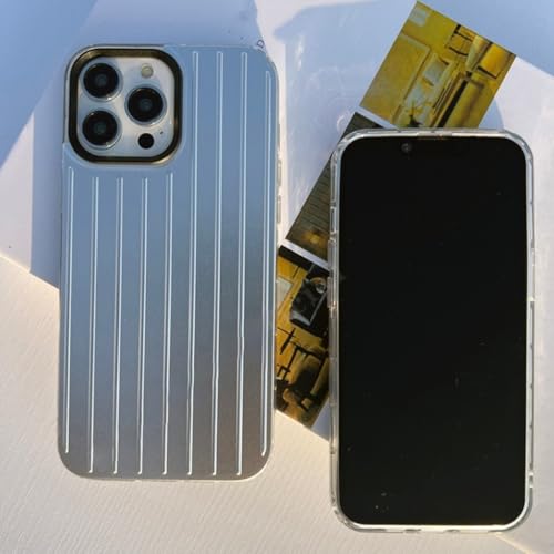 Étui iPhone 15 style valise cabine luxe en relief 3D