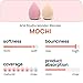 AOA Studio Collection Makeup Mochi Sponge Set Makeup Blender Latex Free and High-definition Set of 6 Makeup Blender For Powder Cream and Liquid Wonder Blender Beauty Cosmetic (6 Count)