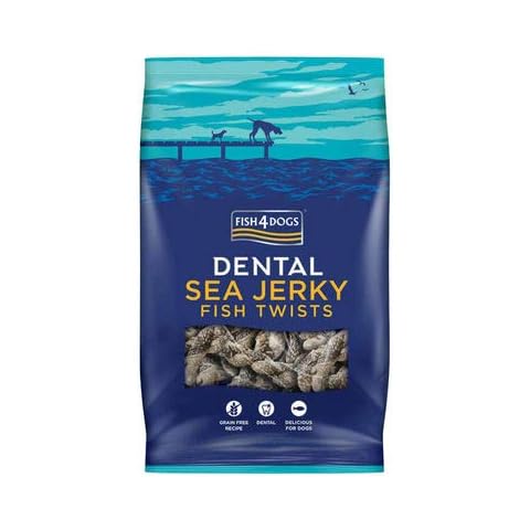 Fish4Dogs Dental Sea Jerky Twists, Fish, 0.1 kg Cover