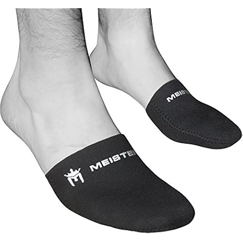 Meister 2.5mm Thermal Neoprene Toe Warmer Booties for Cycling, Running, Hiking & Ice Baths (Pair) - Black Cover