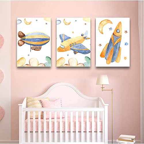 Kinderen Muur Kunst Canvas Kind Muur Art Prints Leuke Foto's voor Kinderen Slaapkamer Kwekerij Muur Kunst Decor Groen… - Afbeelding 3