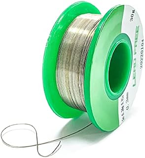 Jancosta 0.3 mm Lead Free Solder Wire Sn-0.3Ag-0.7Cu with Rosin Core for Electrical Soldering 30 g