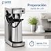 Imagen de SARO THERMO 24 Cafetera con termo con bomba de acero inoxidable