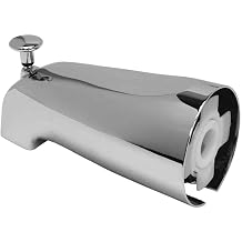 PROPLUS GIDDS-609526 Bathtub Spout With Top Diverter And Adjustable Slide Connector, Chrome, 1-3/4" Telescoping Fit - 609526