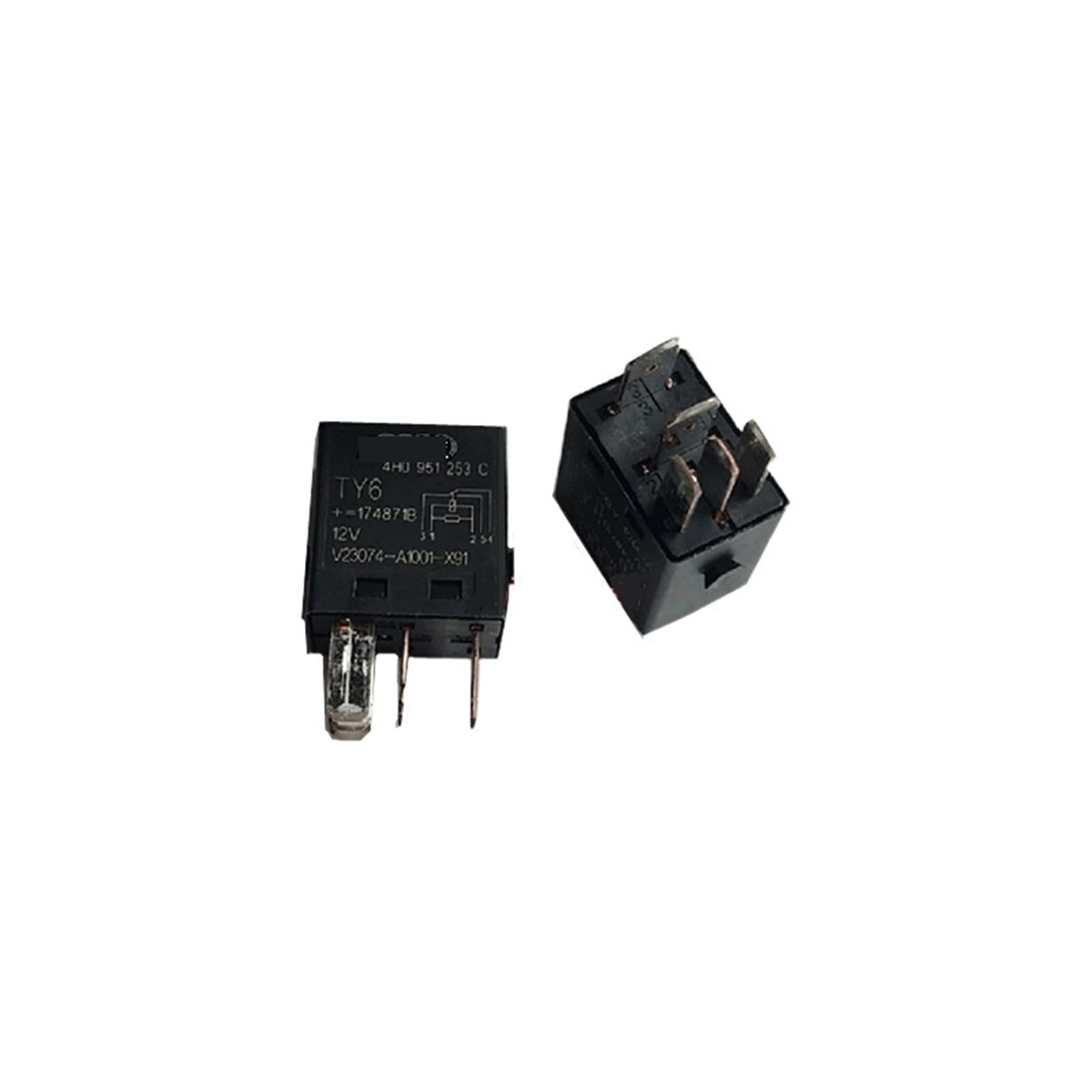 Relais V23074-A1001-X91 12VDC 5PIN lot de 2 commutateurs On Off