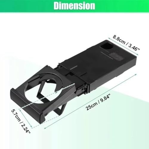 Porte-gobelets rétractable Audi A4 A6 support pliable extensible pour canette et café - 7