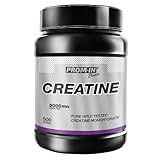 Creatin Monohydrat Powder - Optimale Ernährungspulver zur Leistungssteigerung | Reines Kreatin Pulver ohne Zusatzstoffe & Veganfreundlich | 0,5 kg / 500 g