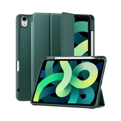 Coque iPad Air 5 anti-rayures avec porte-stylet pour éviter les chutes de tablette