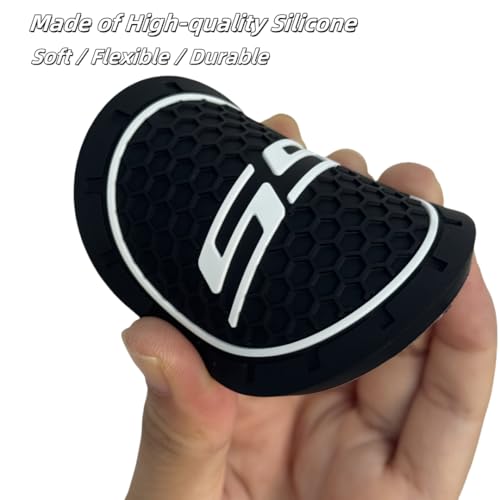 Tapetes de silicona para portavasos automotriz 2 piezas miniatura 4