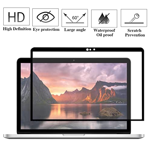 Ybp Hd Privacy-Screen-Filter For Macbook-Pro 13 Inch Small Frame Glue Removable Privacy Screen For Macbook Pro 13(2016-2022 M1 M2) Macbook Air 13.3(2018-2021 M1) Anti Blue Light Filter #TOP1