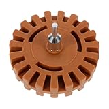 Totority Rubber Decal Remover Wheel with Electric Drill Adapter Arbor for Removing Car Stickers and Vinyl