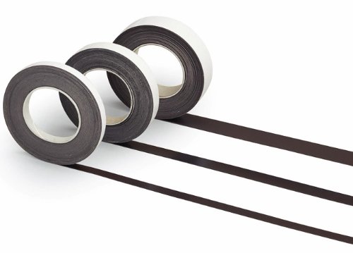 Preisvergleich Produktbild 10 mtr. selbstklebendes Magnetband Faxland, 25mm x 10 meter, Magnetstreifen, Magnetband, magnethaftendes Band, Magnetbandstreifen zum aufkleben