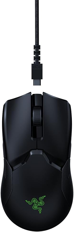 Viper Ultimate with Charging Dock - Ambidextrous Esports Gaming Mouse Powered by HyperSpeed Wireless Technology (Focus+ 20K Optical Sensor, 74g Lightweight, RGB Chroma) Black