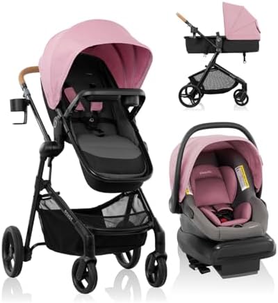 Evenflo Pivot NXT Travel System with LiteMax NXT Infant Car Seat ...