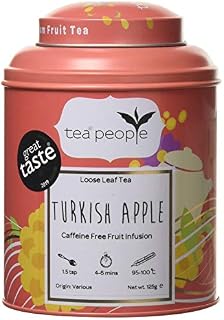 Tea People Turkish Apple, 125 g Loose Leaf Tea in Tin Caddy