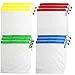 Afunta 12PCS riutilizzabili produce Premium eco-friendly netto borse, lavabile traspirante maglia produrre sacchetti trasparenti per shopping/Storage/Collection, 31 x 36 cm/12 x 14IN