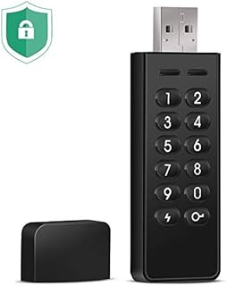 LEPIN 16GB Flash Drive Password Protected Hardware Encrypted USB Flash Drive Secure USB Drive Secret with Keypad U Disk Flash for Personal Data Security