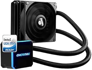 Enermax Liqmax III 120 High-Performance AIO CPU Liquid Cooler - 120mm Radiator, 120mm PWM Fan, for Intel/AMD - 5 Year Warranty (w/ LGA1700 Bracket)