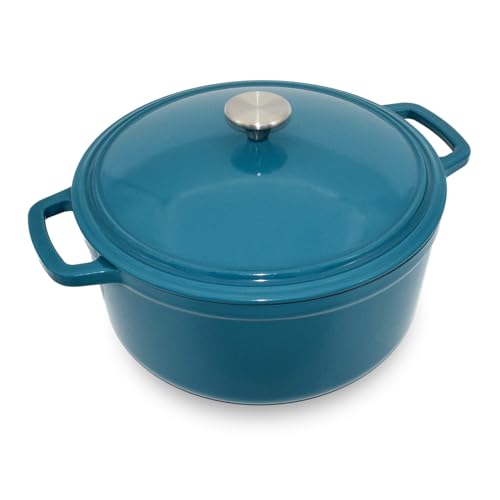 MINLUFUL Enameled Cast Iron Dutch Oven Pot with Lid - ...