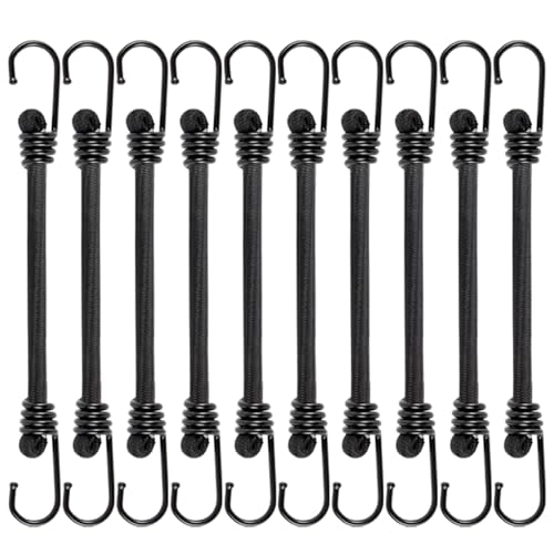 Cuerda elástica de 8 mm con ganchos resistentes para exteriores 2