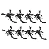 Toyvian 8pcs Fake Bugs Scorpion Scary Insects Decoration Scorpion Toys Action Figure Toys for April Fools Day Decoration, Halloween Party Favors