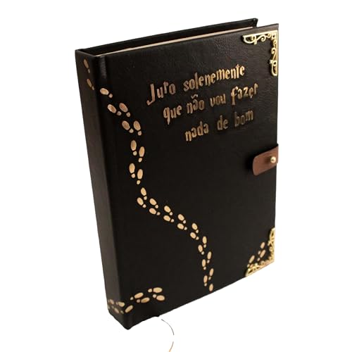 Caderno Grimório Harry Potter - Malfeito Feito Mapa do Maroto Marauder's Map