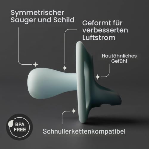 Tommee Tippee Ultraleichter StayPut Schnuller, 18-36m, 4er-Pack, einteiliges Silikondesign – Ansicht 3
