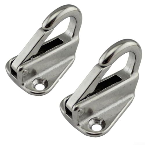 [Affidabile hardware marino] Realizzati in acciaio inossidabile 316, questi ganci a molla sono costruiti per resistere alla ruggine e in ambienti marini.