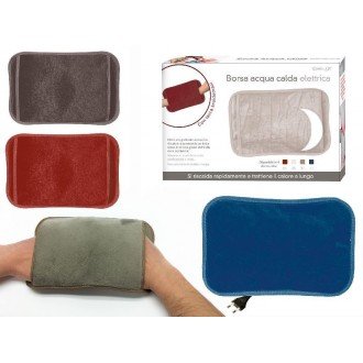Borsa acqua calda elettrica c/tasca ass