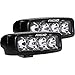RIGID 905113 SR-Q PRO FLOOD Surface Mount with Black Housing, Set of 2 LED Lights, 905113