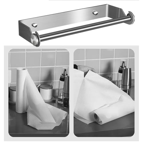 Soporte de toalla de cocina con rack de almacenamiento y base plástica 4